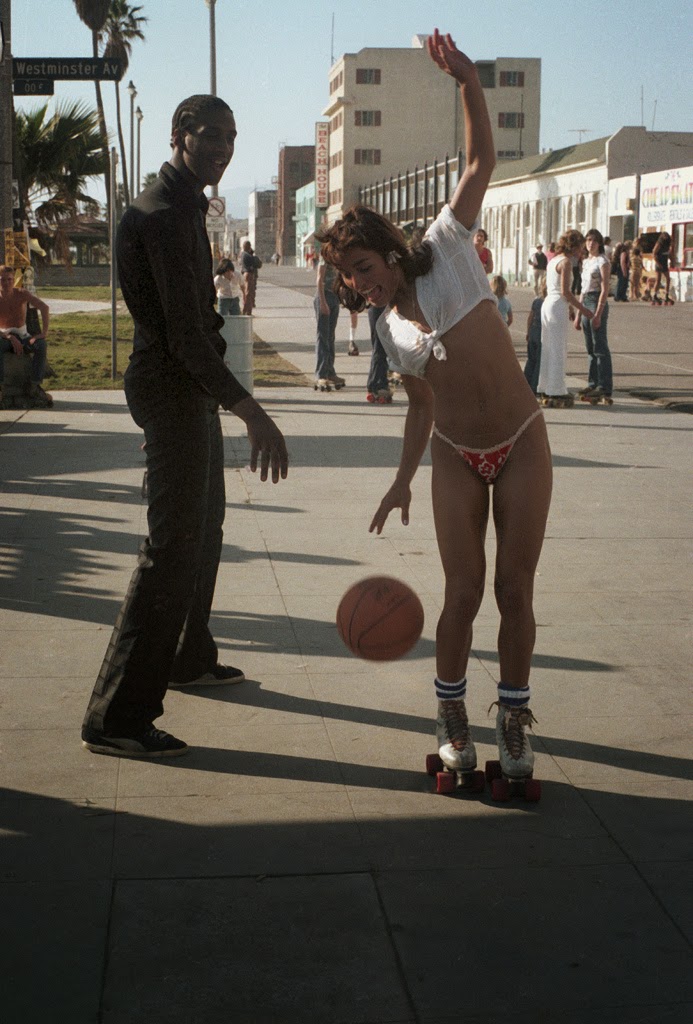 Roller Skaters at Venice Beach 1970s