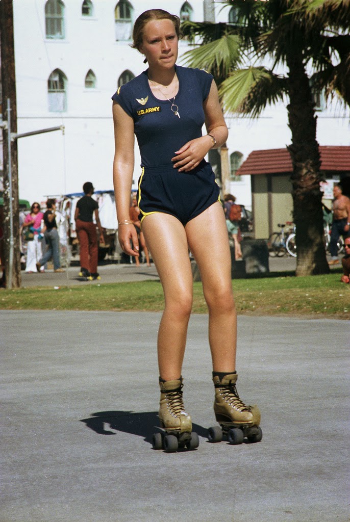 Roller Skaters at Venice Beach 1970s