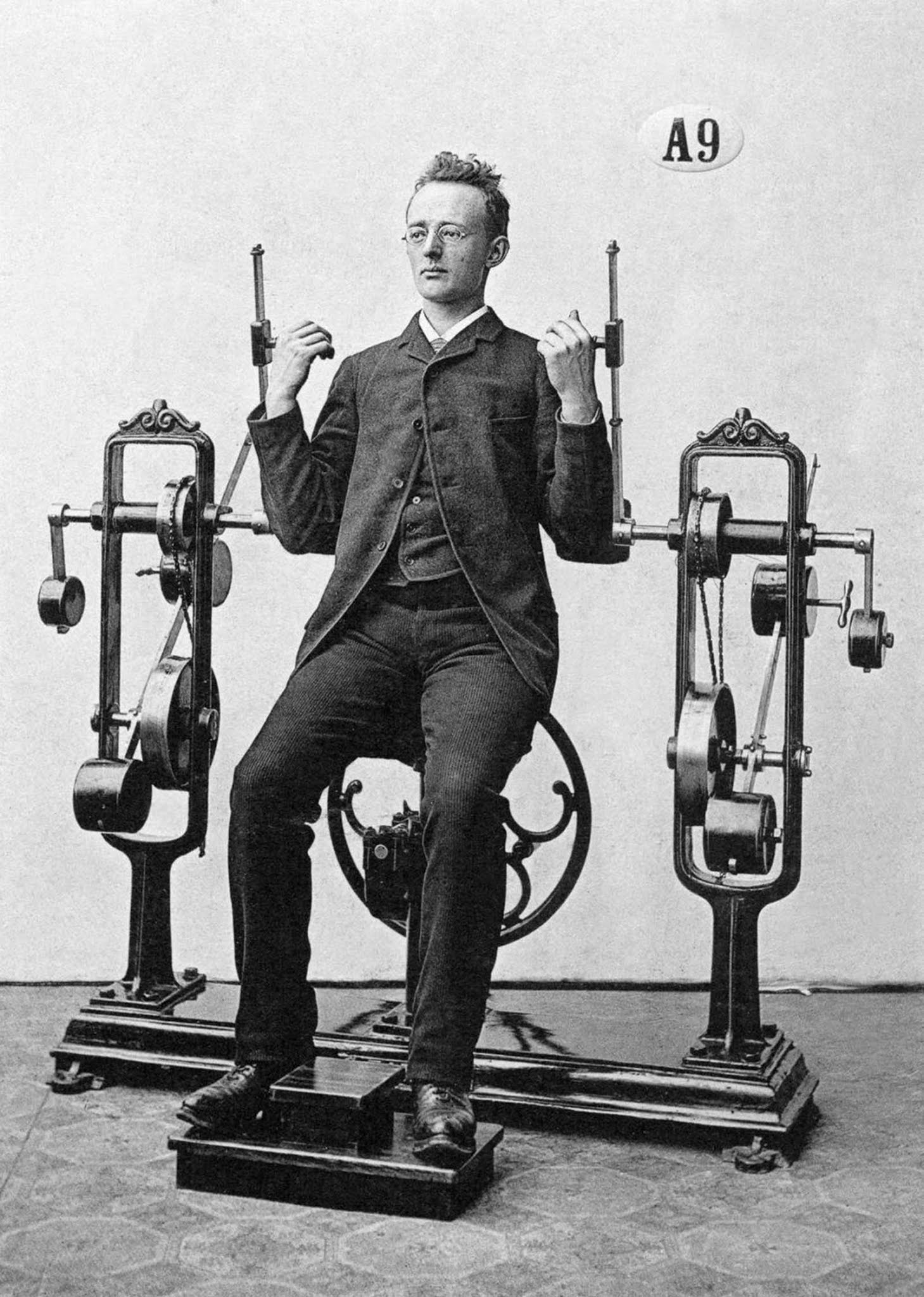 first gym machines zander