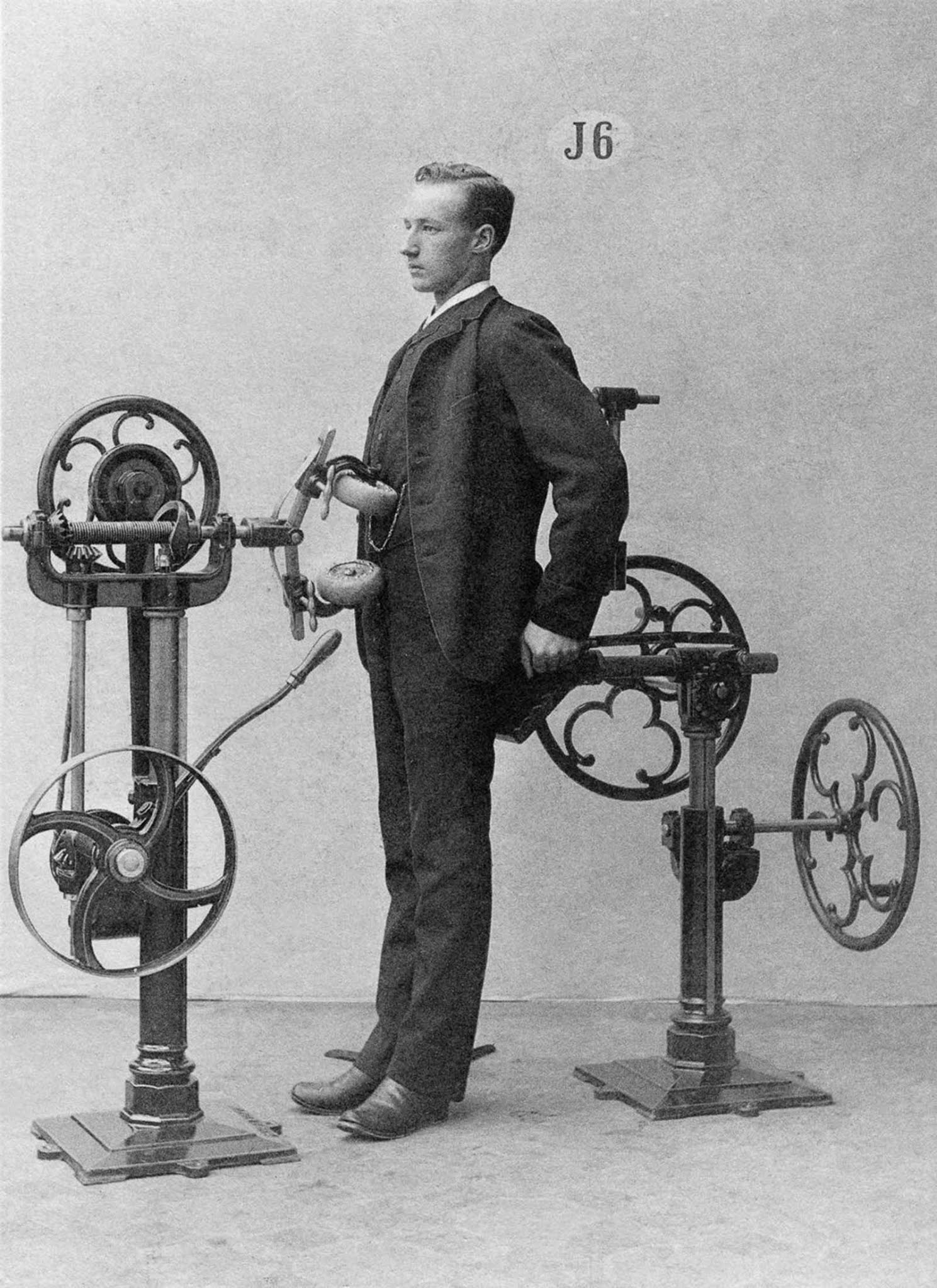 first gym machines zander
