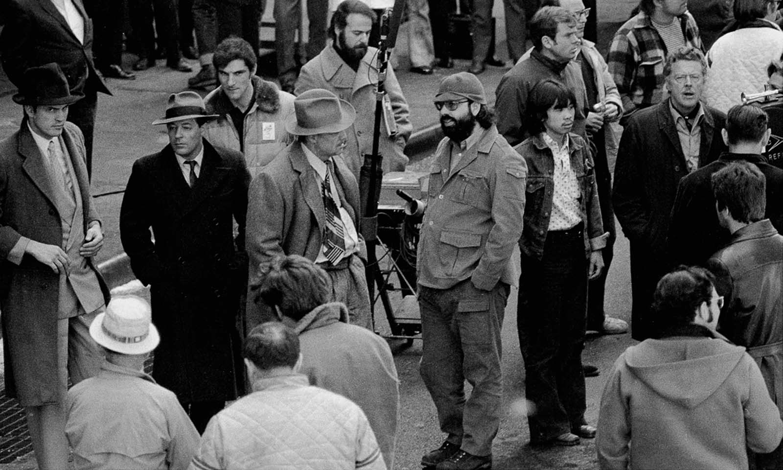 photos filming godfather