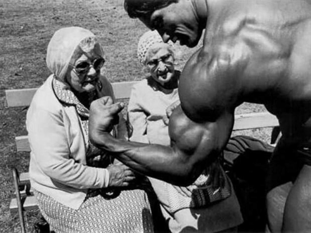 young arnold schwarzenegger photos