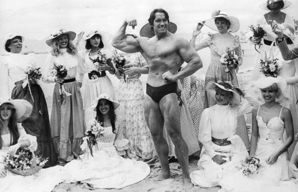 young arnold schwarzenegger photos