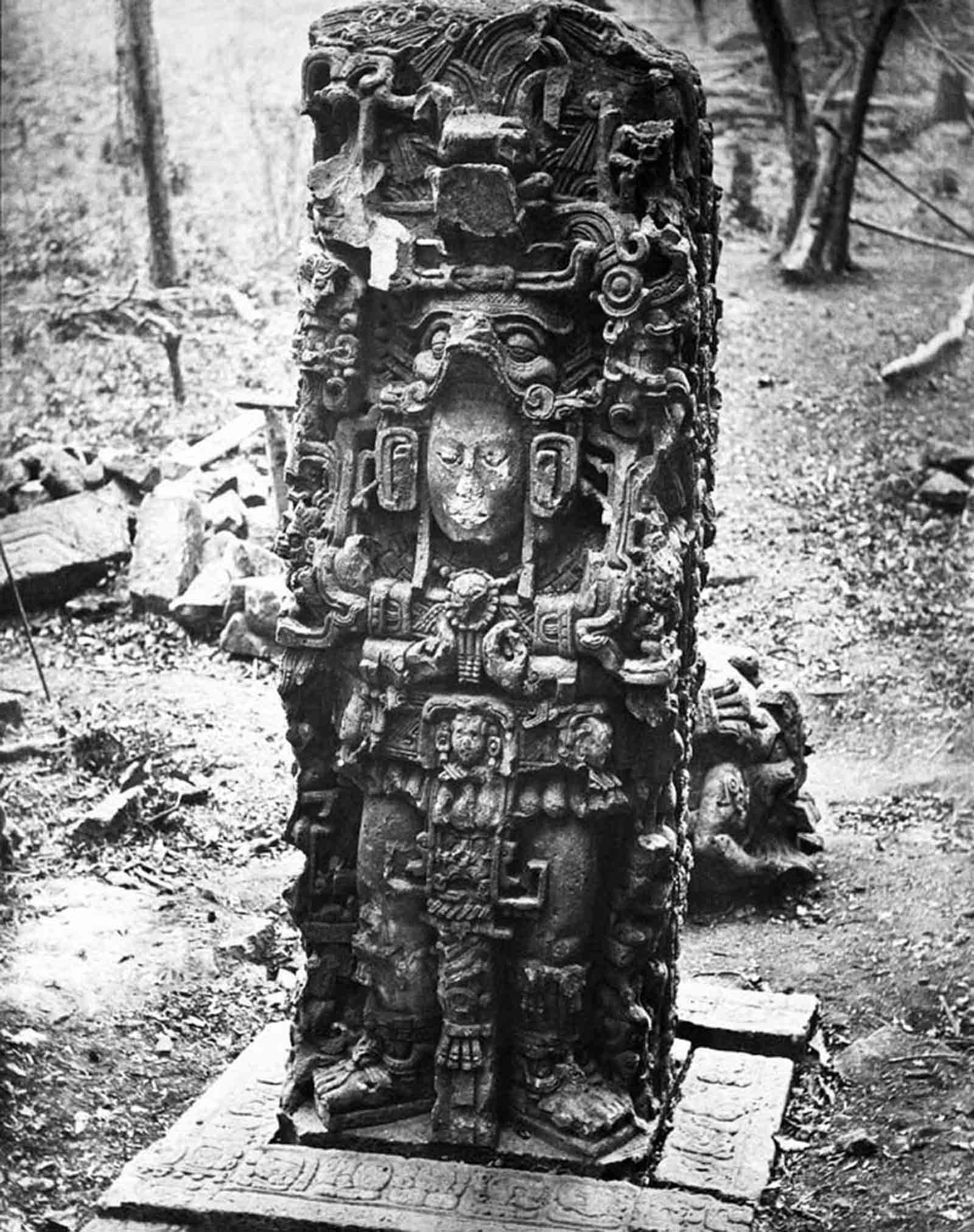 vintage photos discovery maya ruins