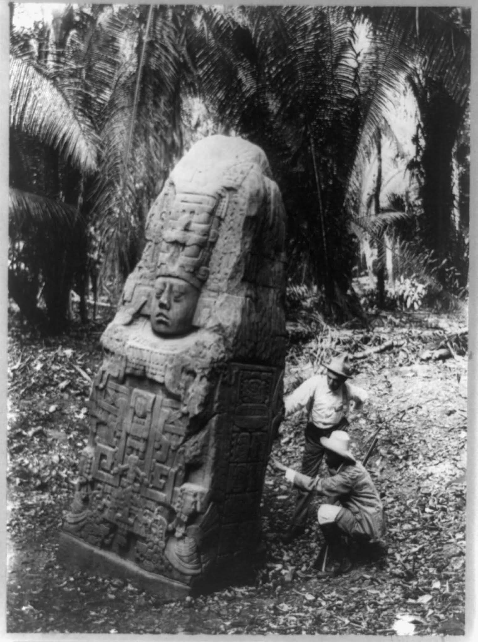 vintage photos discovery maya ruins