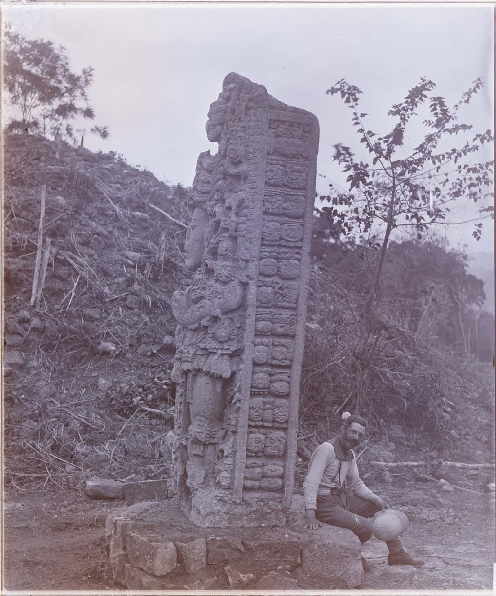 vintage photos discovery maya ruins
