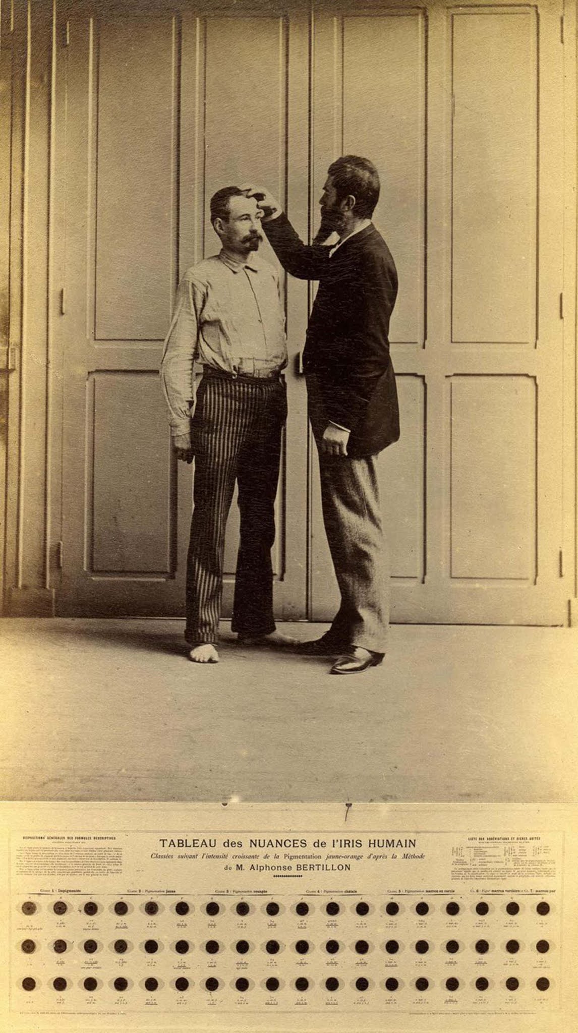 bertillon system rare photographs