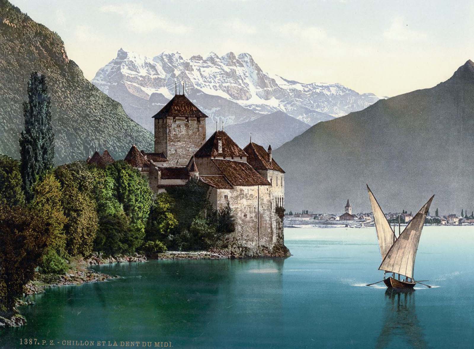 photochroms color photos Switzerland