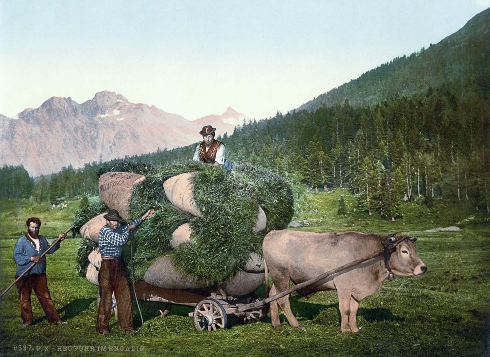 photochroms color photos Switzerland