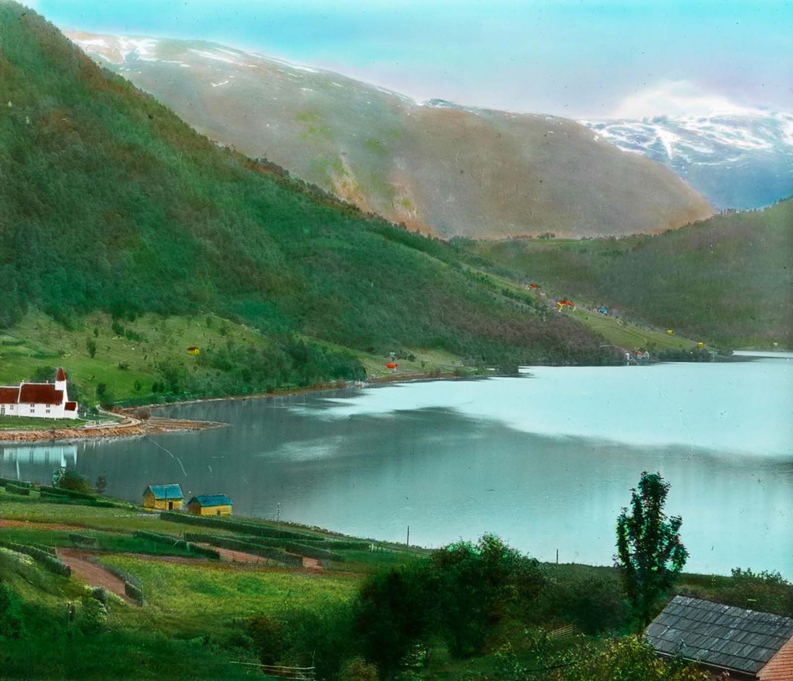 norway old color photos lantern slides