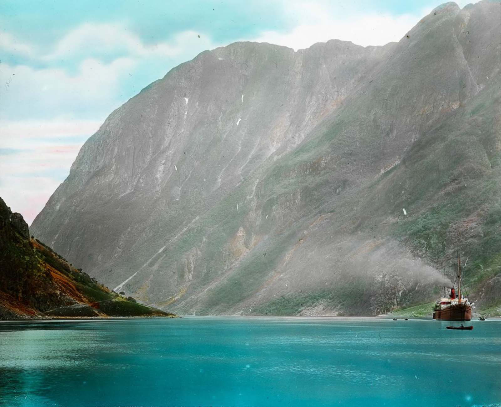 norway old color photos lantern slides