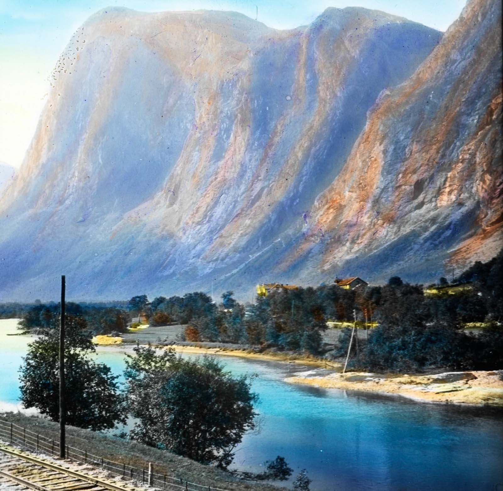 norway old color photos lantern slides