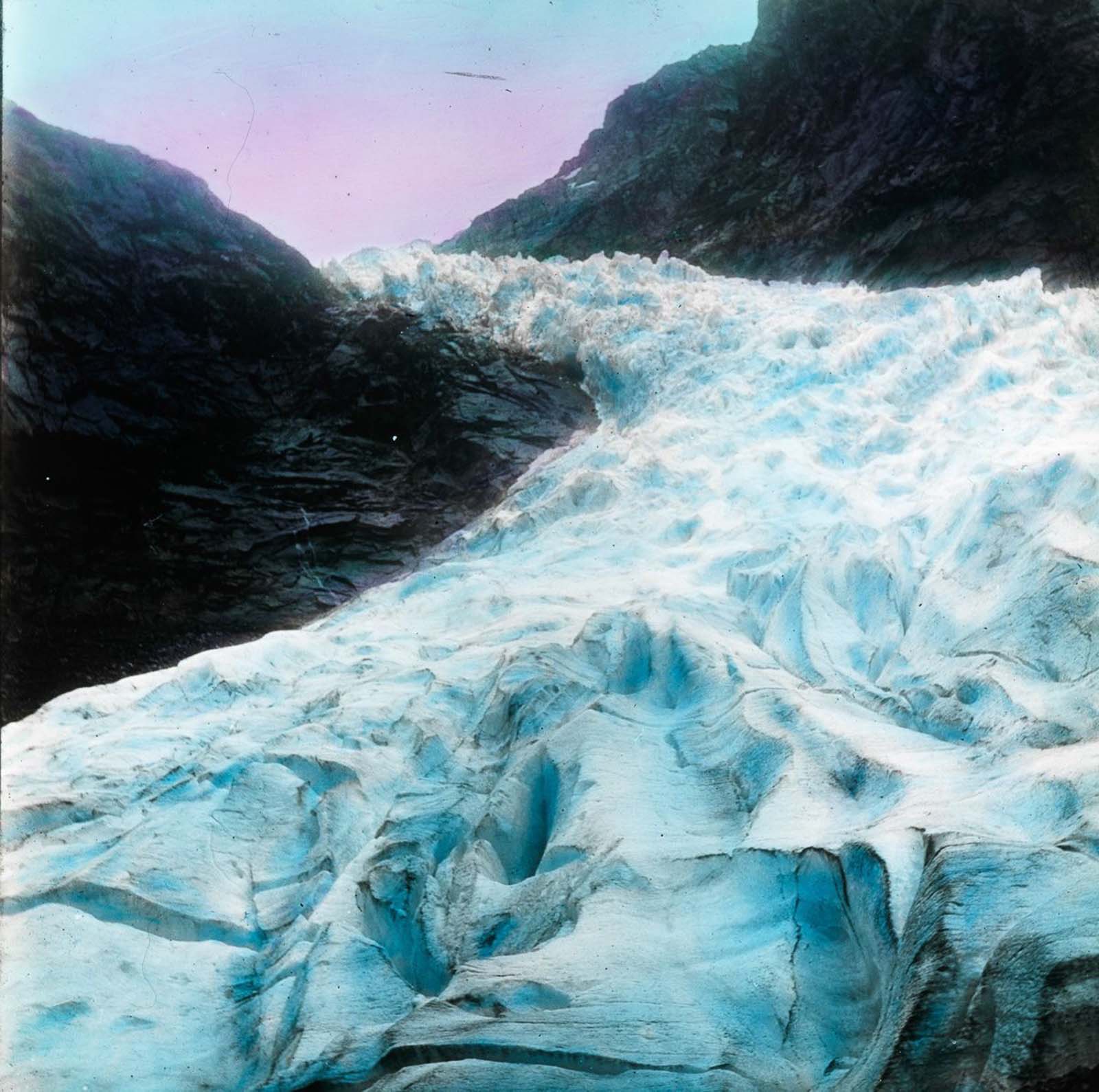 norway old color photos lantern slides