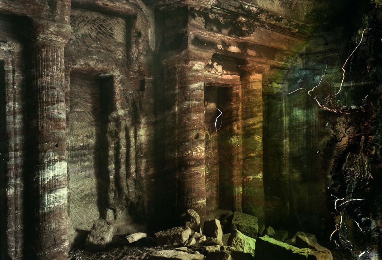 Petra Old Color Images