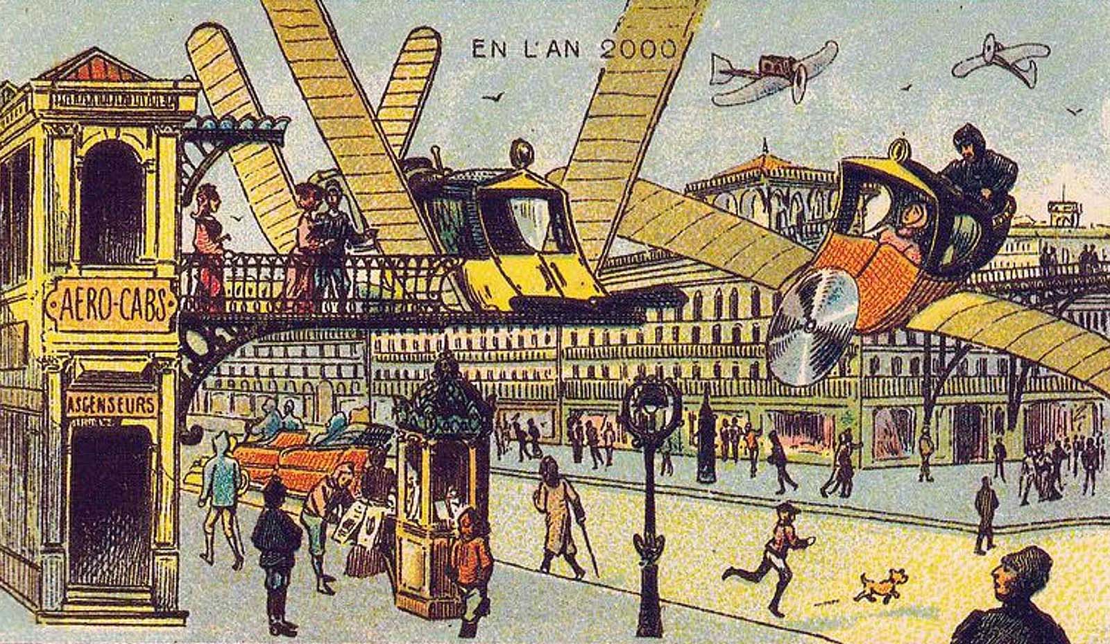 The 19th-century postcards of Jean-Marc Côté that predicted the world in the Year 2000