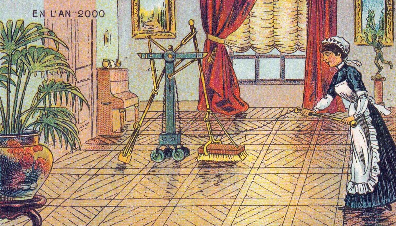 The 19th-century postcards of Jean-Marc Côté that predicted the world in the Year 2000