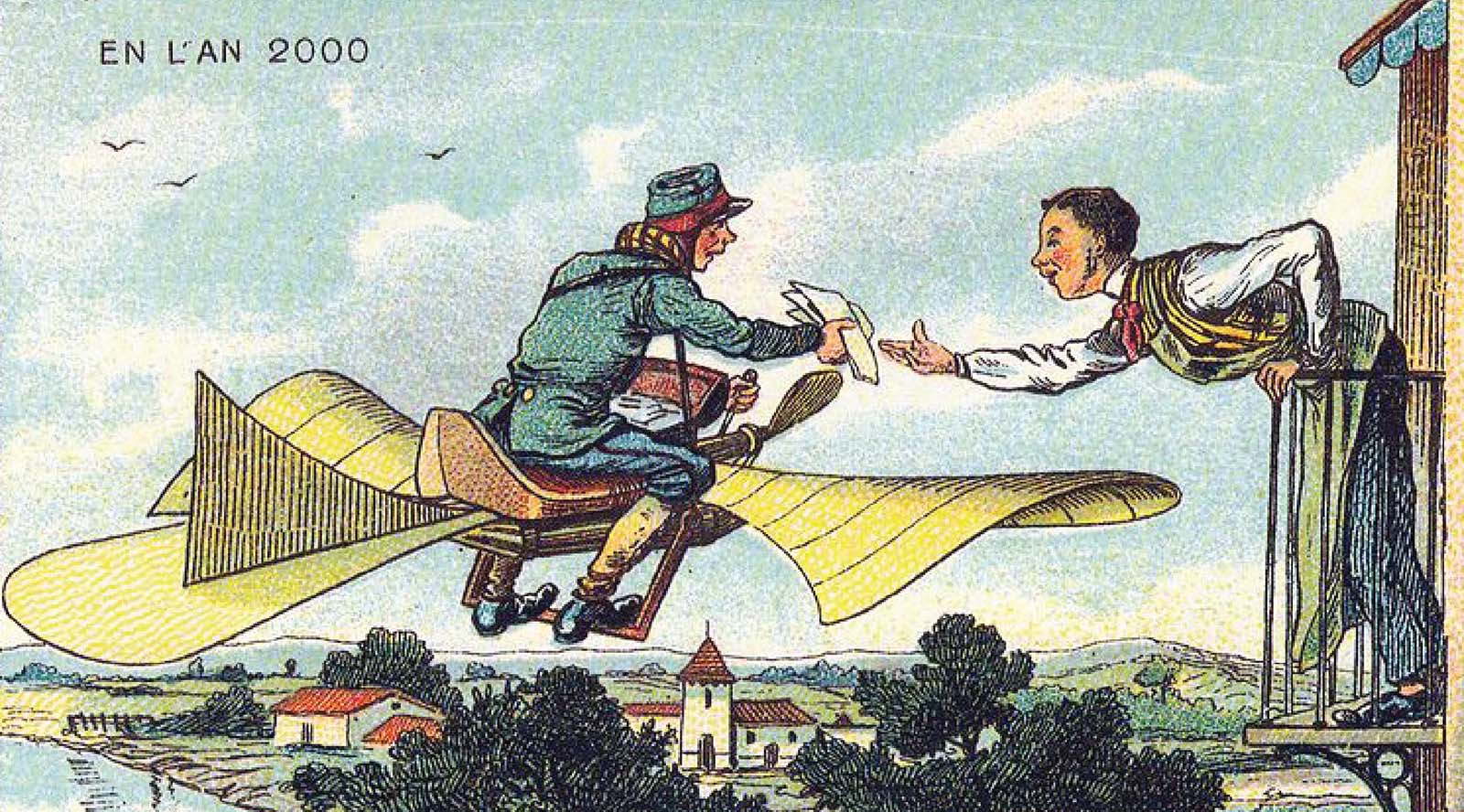 The 19th-century postcards of Jean-Marc Côté that predicted the world in the Year 2000