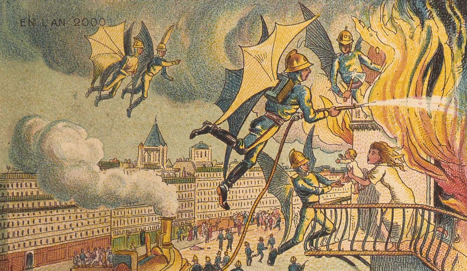 The 19th-century postcards of Jean-Marc Côté that predicted the world in the Year 2000