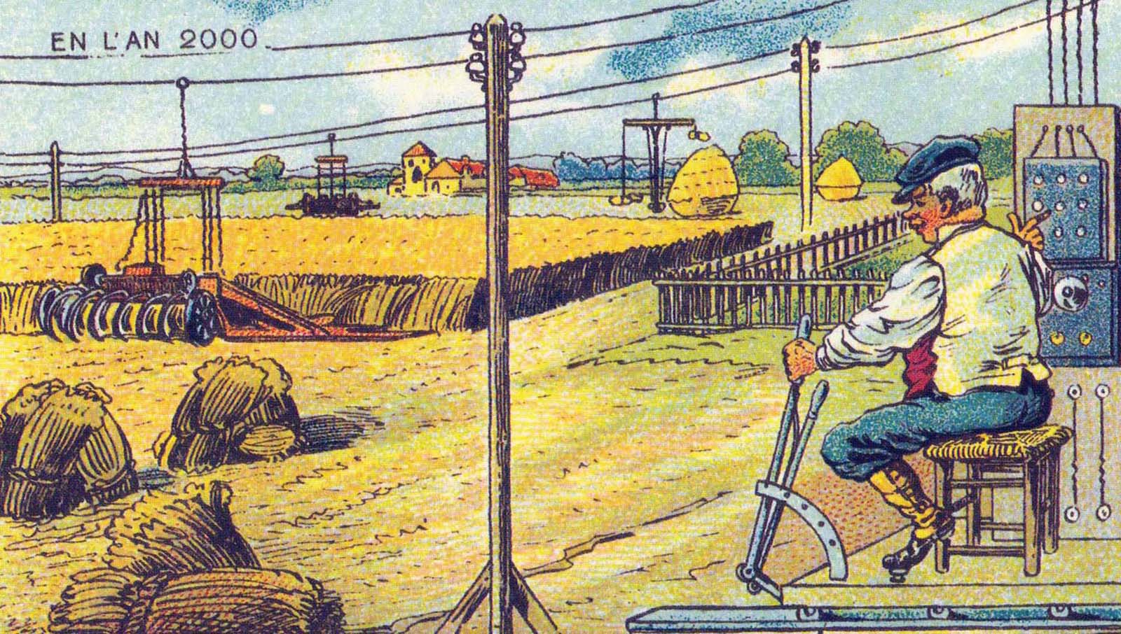 The 19th-century postcards of Jean-Marc Côté that predicted the world in the Year 2000