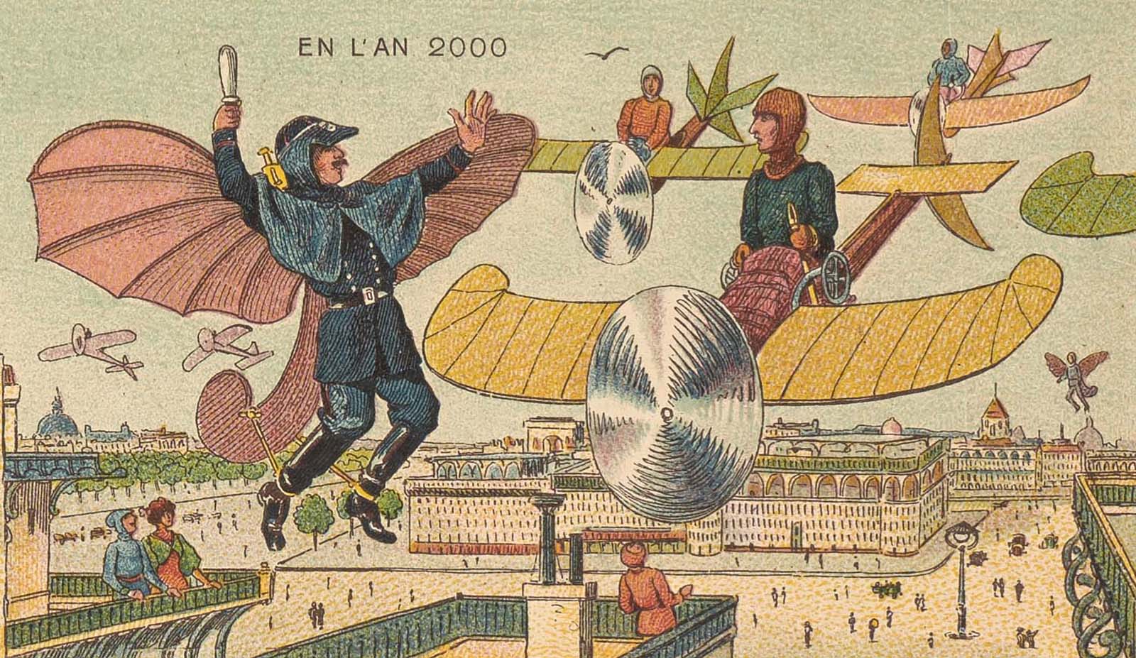 The 19th-century postcards of Jean-Marc Côté that predicted the world in the Year 2000