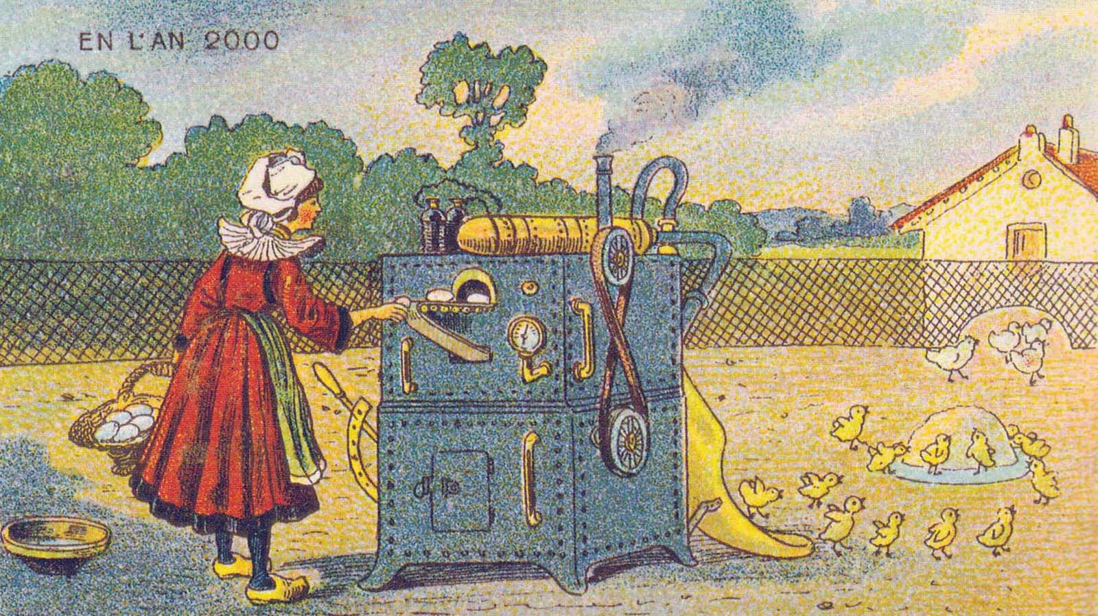 The 19th-century postcards of Jean-Marc Côté that predicted the world in the Year 2000