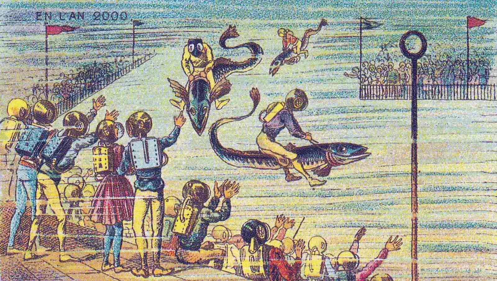 The 19th-century postcards of Jean-Marc Côté that predicted the world in the Year 2000