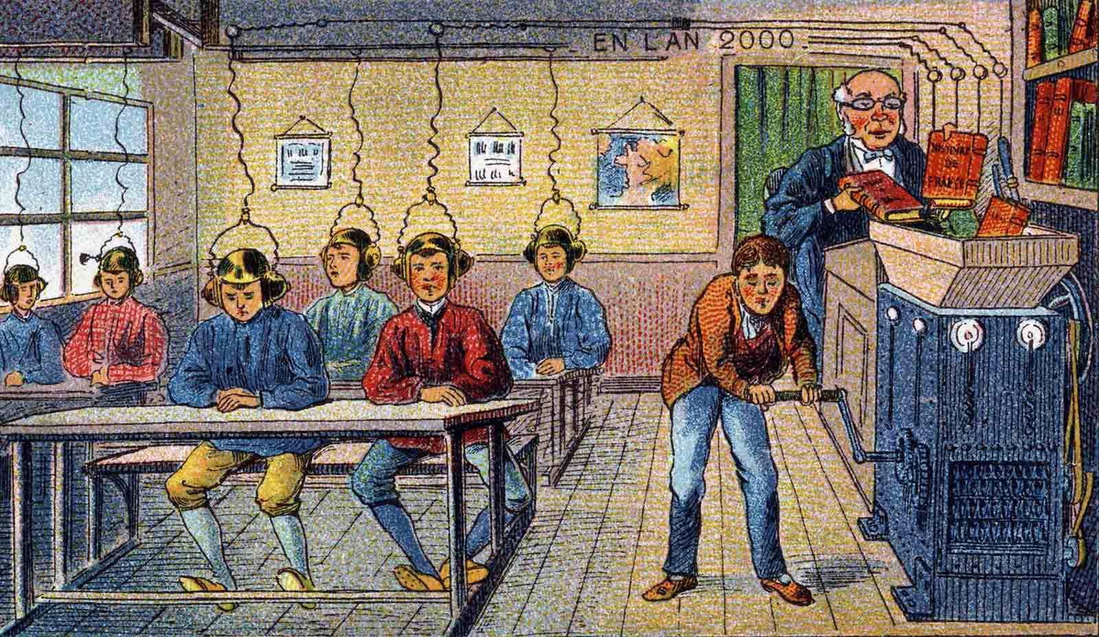 The 19th-century postcards of Jean-Marc Côté that predicted the world in the Year 2000