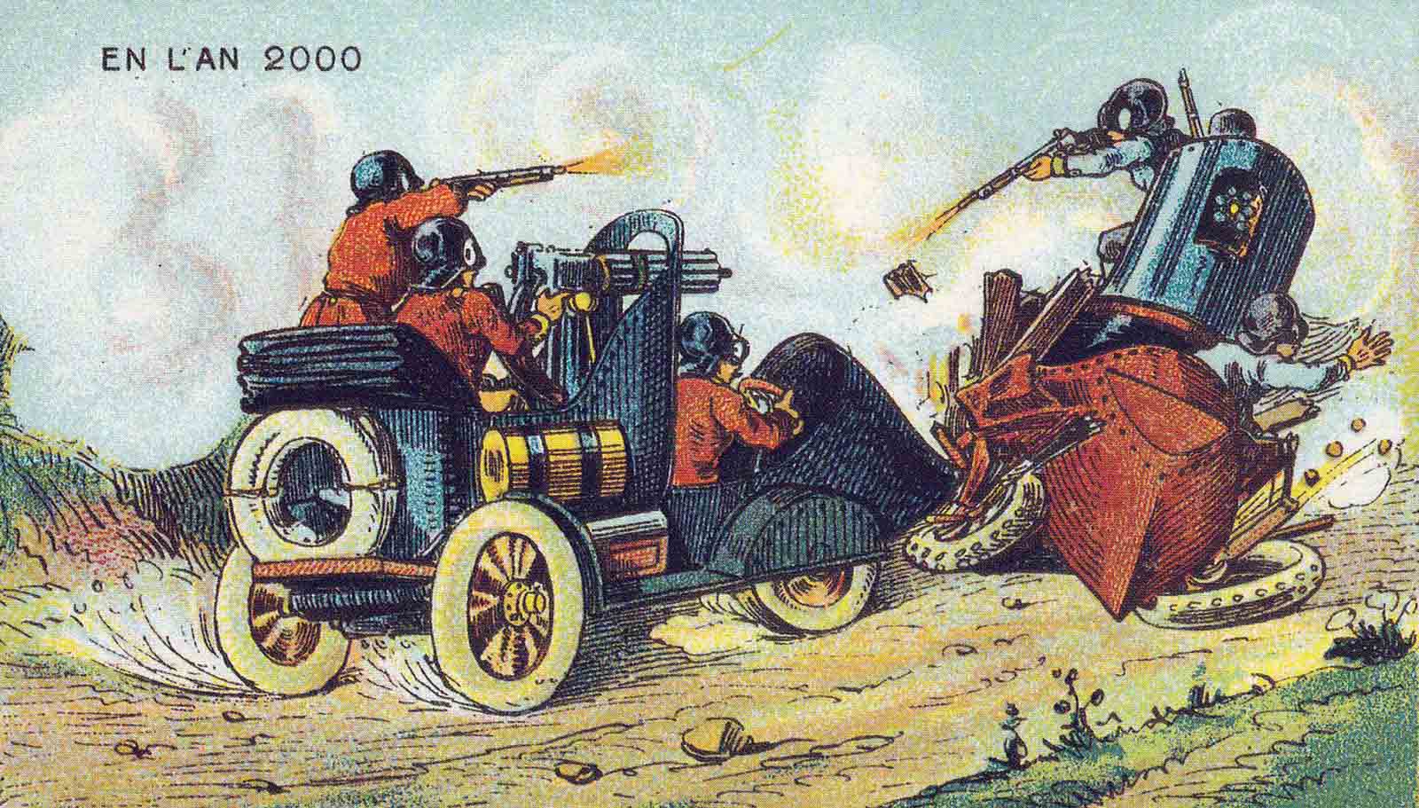 The 19th-century postcards of Jean-Marc Côté that predicted the world in the Year 2000