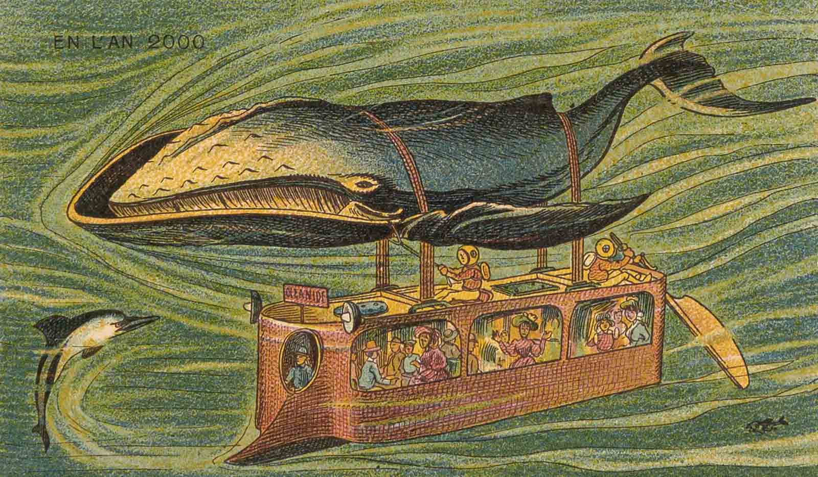 The 19th-century postcards of Jean-Marc Côté that predicted the world in the Year 2000