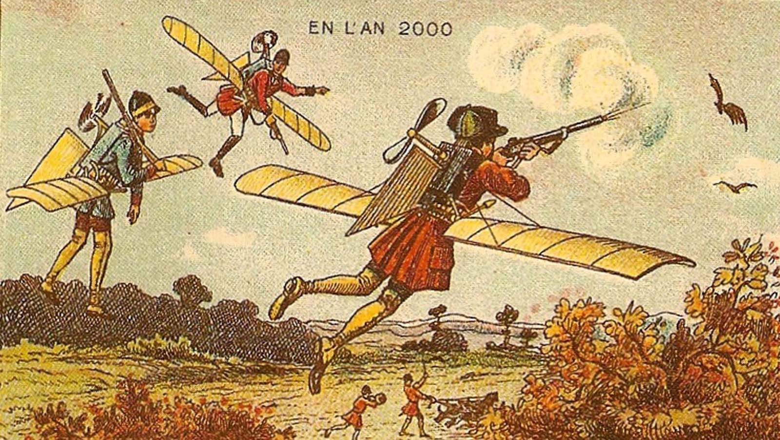 The 19th-century postcards of Jean-Marc Côté that predicted the world in the Year 2000