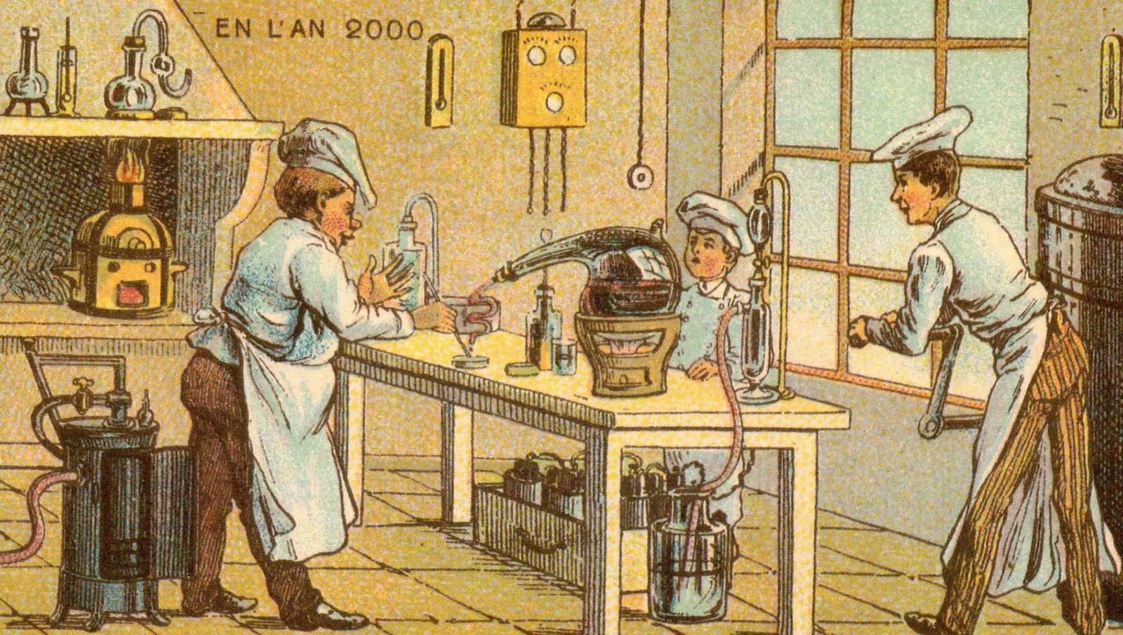 The 19th-century postcards of Jean-Marc Côté that predicted the world in the Year 2000
