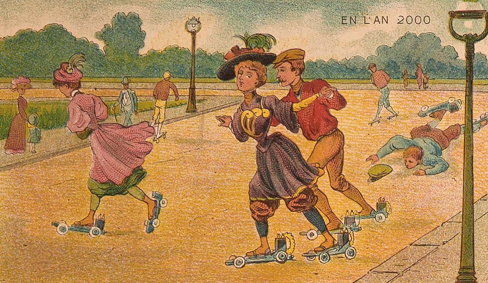 The 19th-century postcards of Jean-Marc Côté that predicted the world in the Year 2000