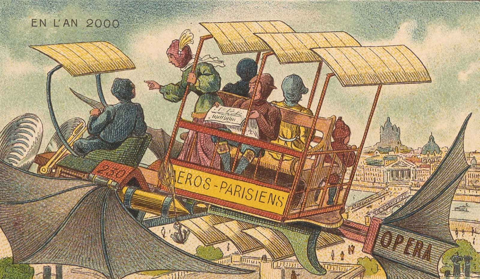 The 19th-century postcards of Jean-Marc Côté that predicted the world in the Year 2000