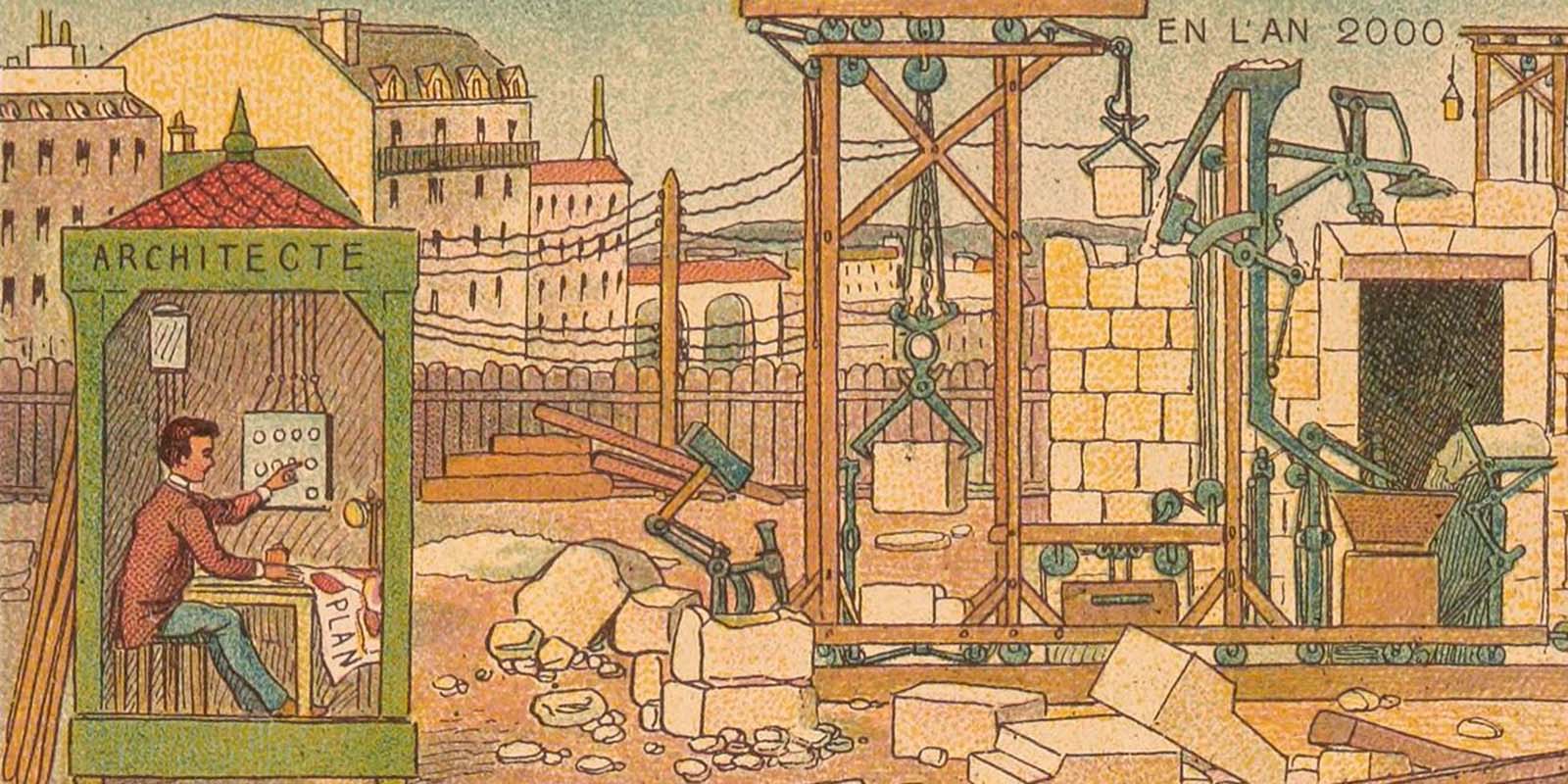 The 19th-century postcards of Jean-Marc Côté that predicted the world in the Year 2000