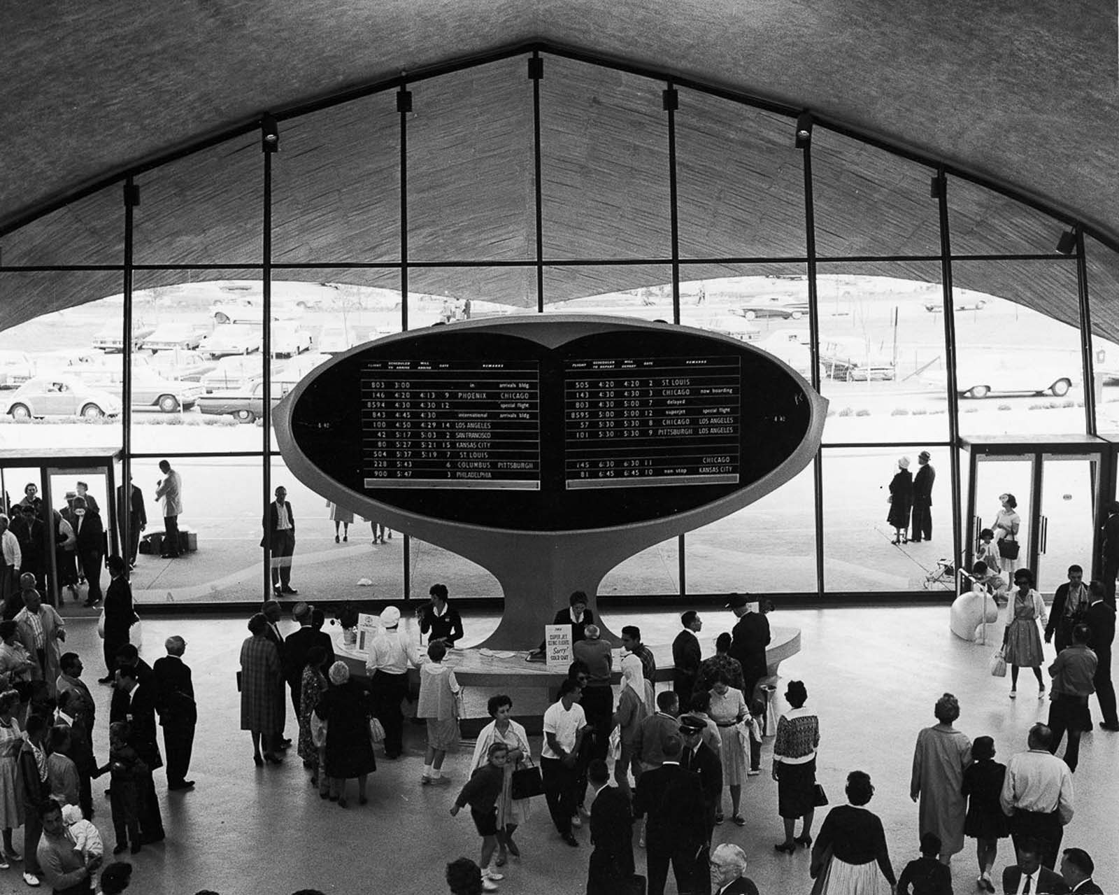 twa flight center photographs