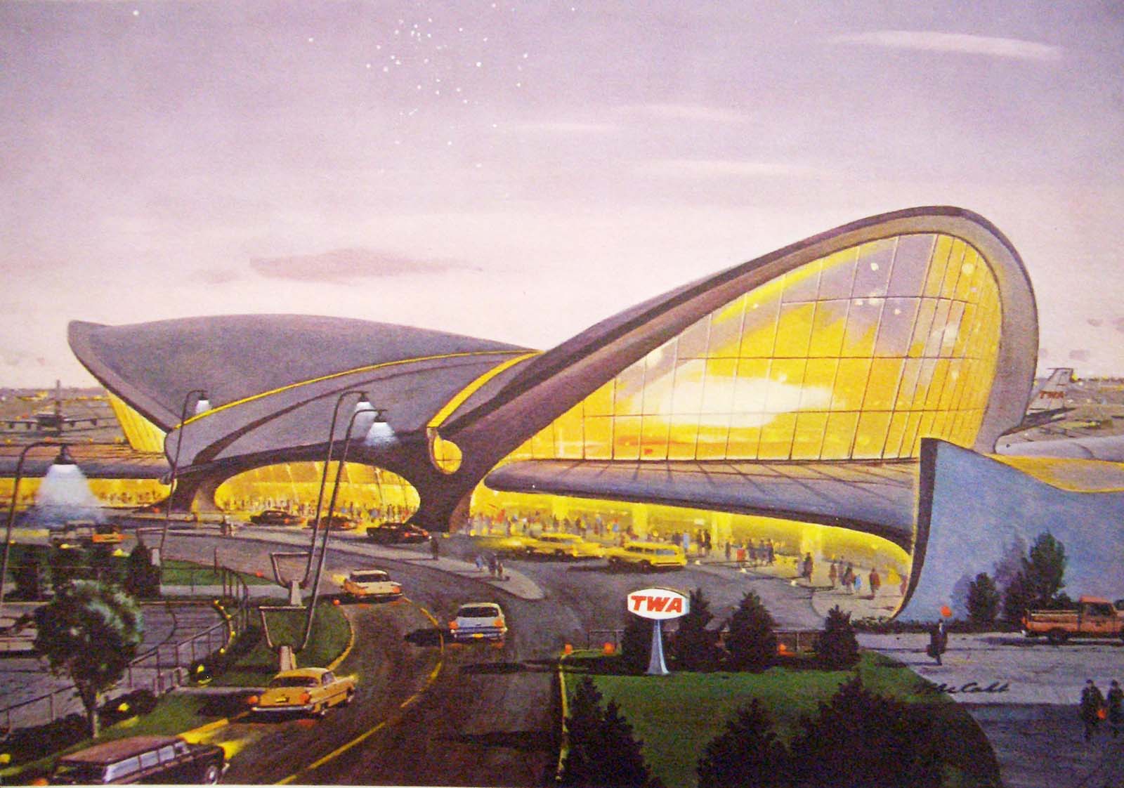 twa flight center photographs