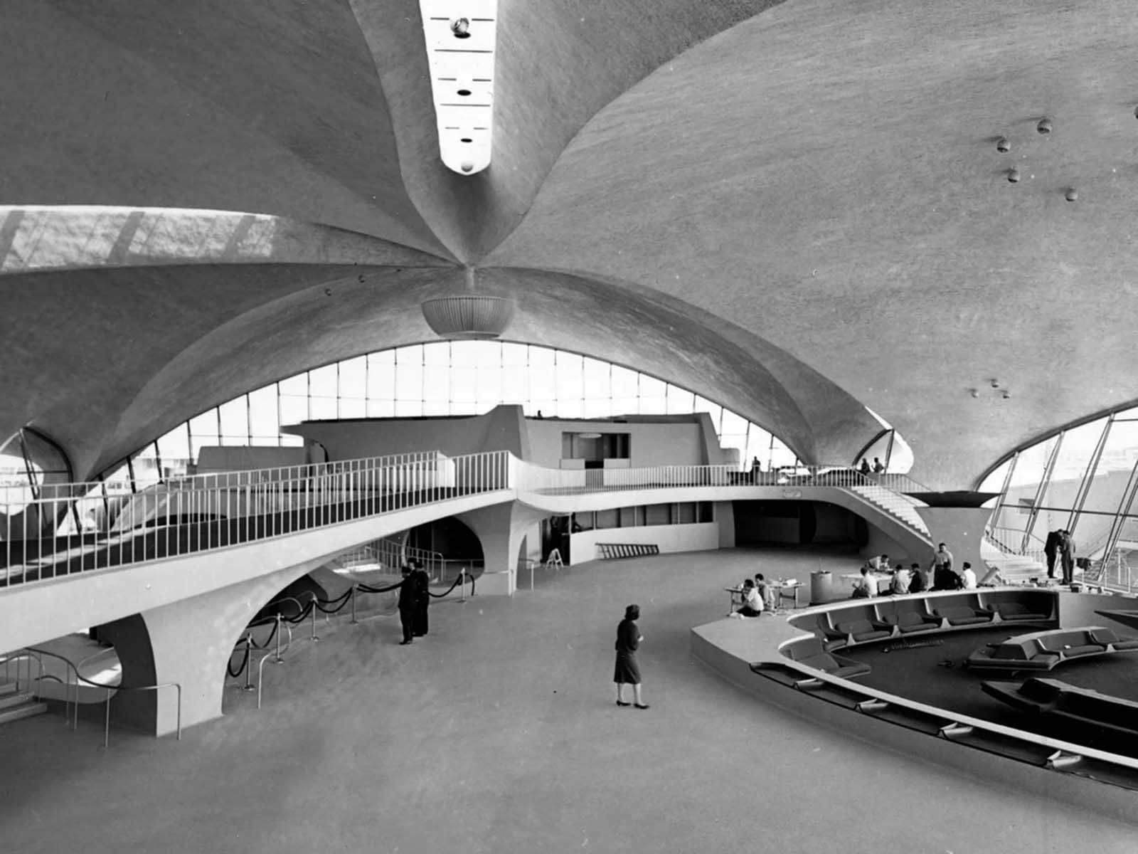 twa flight center photographs