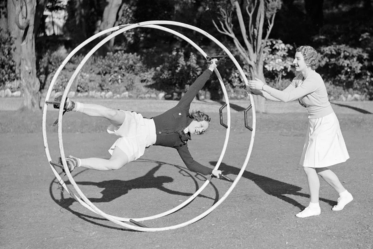 vintage bizarre exercise equipment