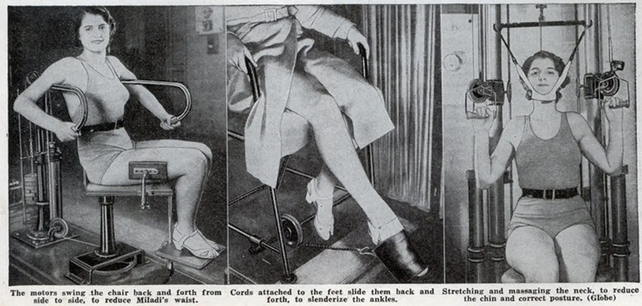vintage bizarre exercise equipment