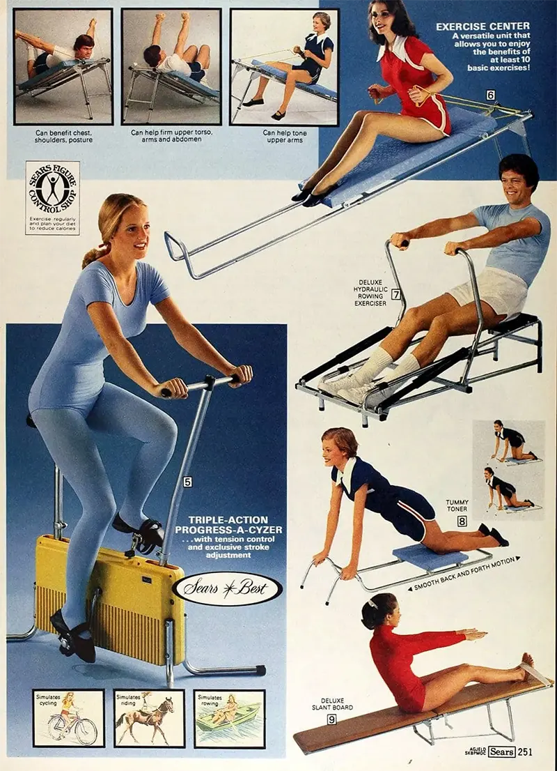 vintage bizarre exercise equipment