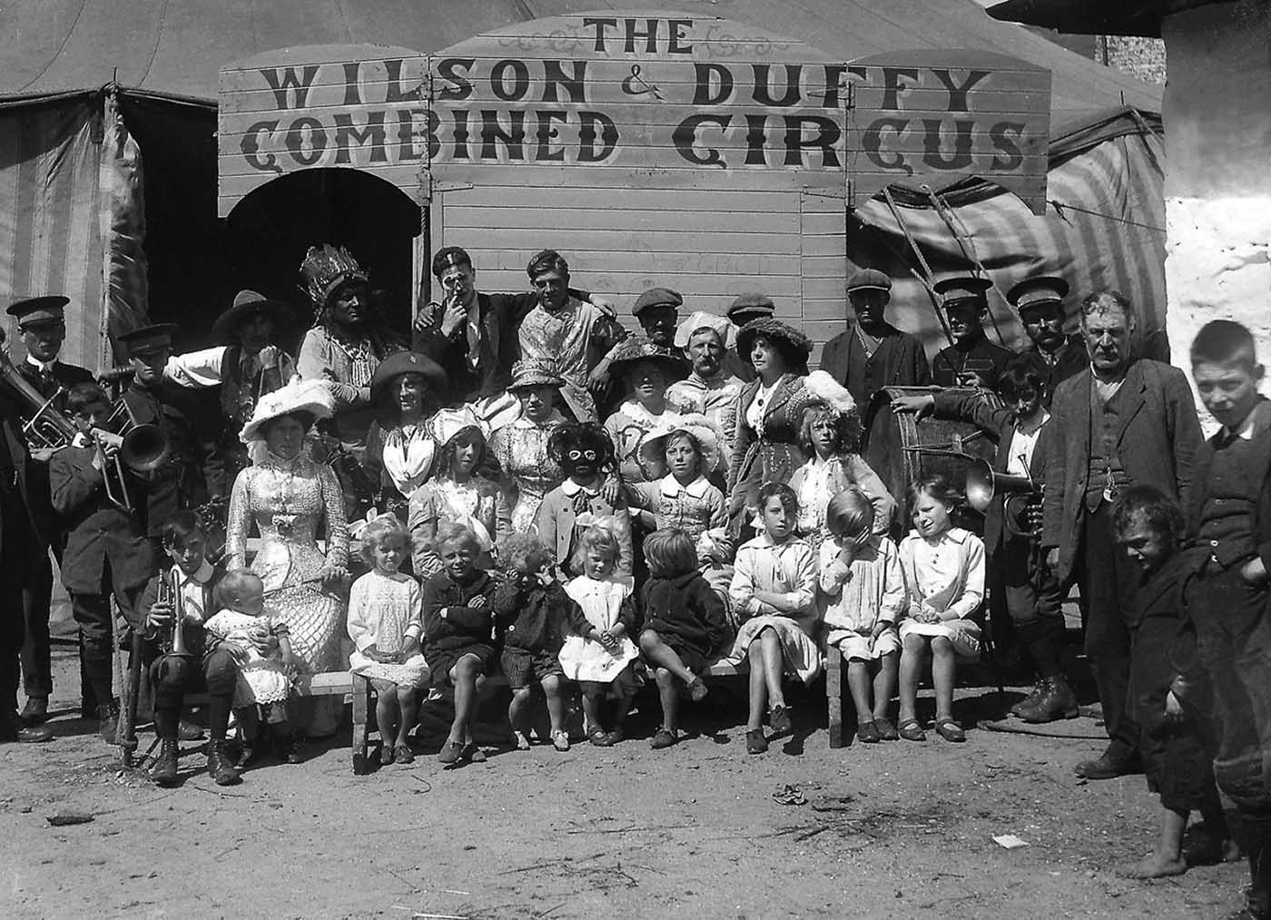 traveling circus northern ireland vintage photos