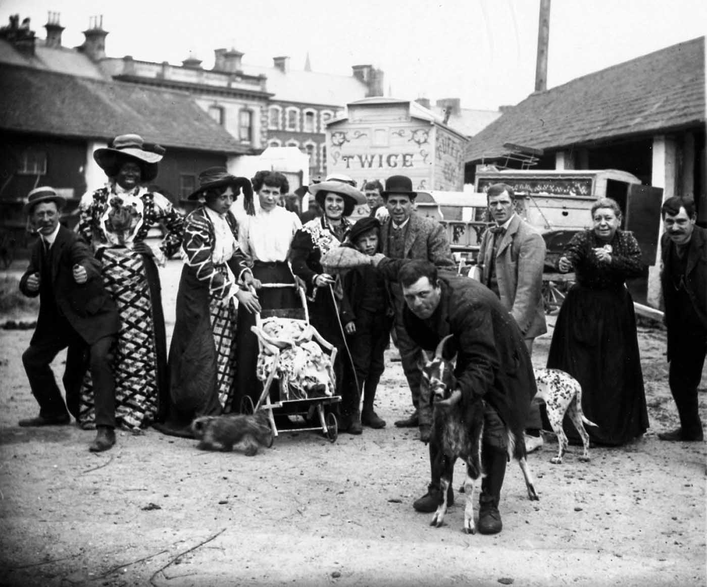 traveling circus northern ireland vintage photos