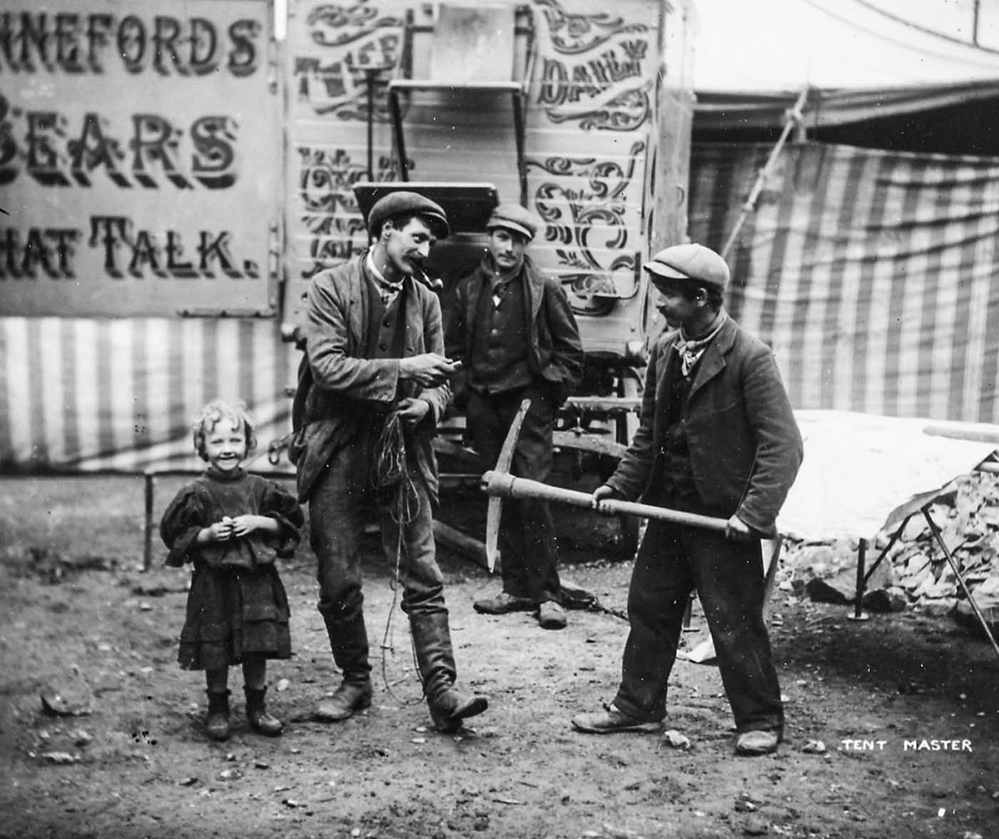 traveling circus northern ireland vintage photos