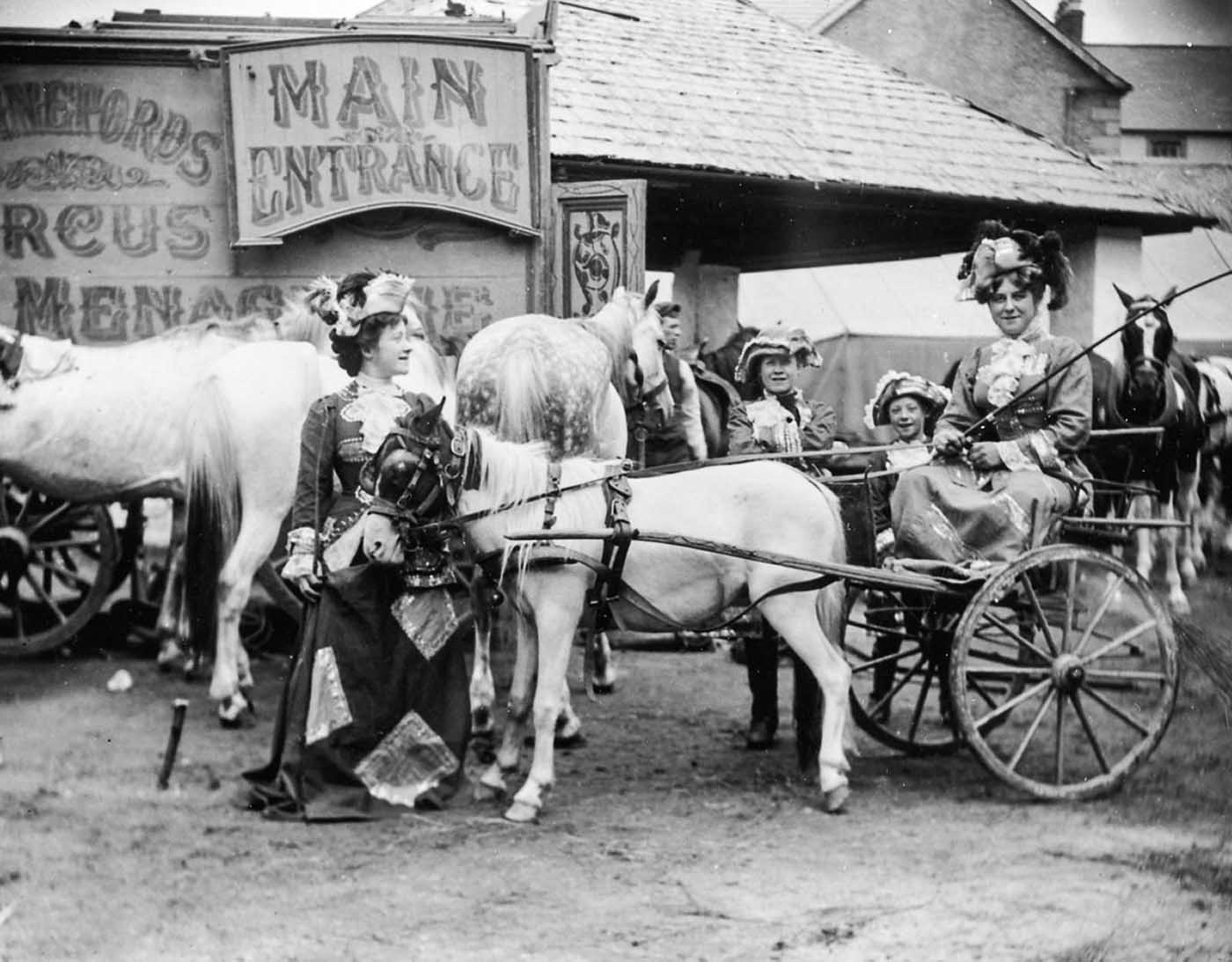 traveling circus northern ireland vintage photos