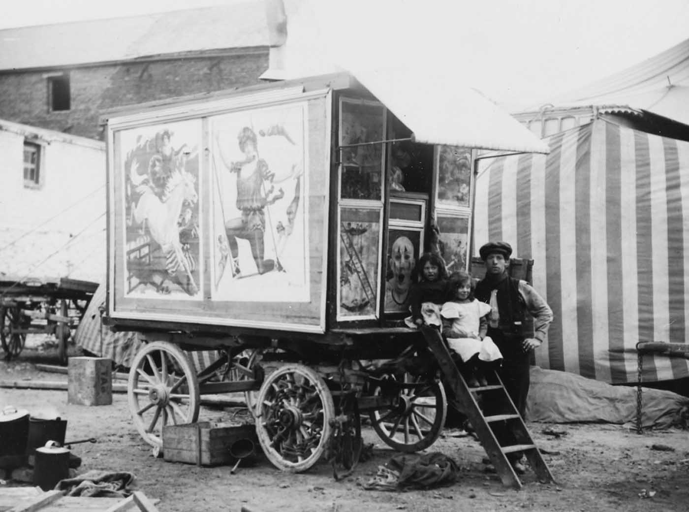 traveling circus northern ireland vintage photos
