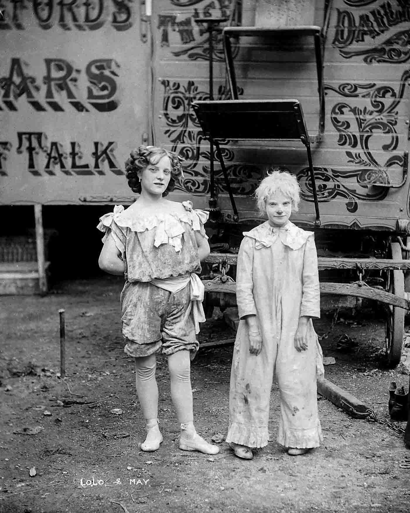 traveling circus northern ireland vintage photos