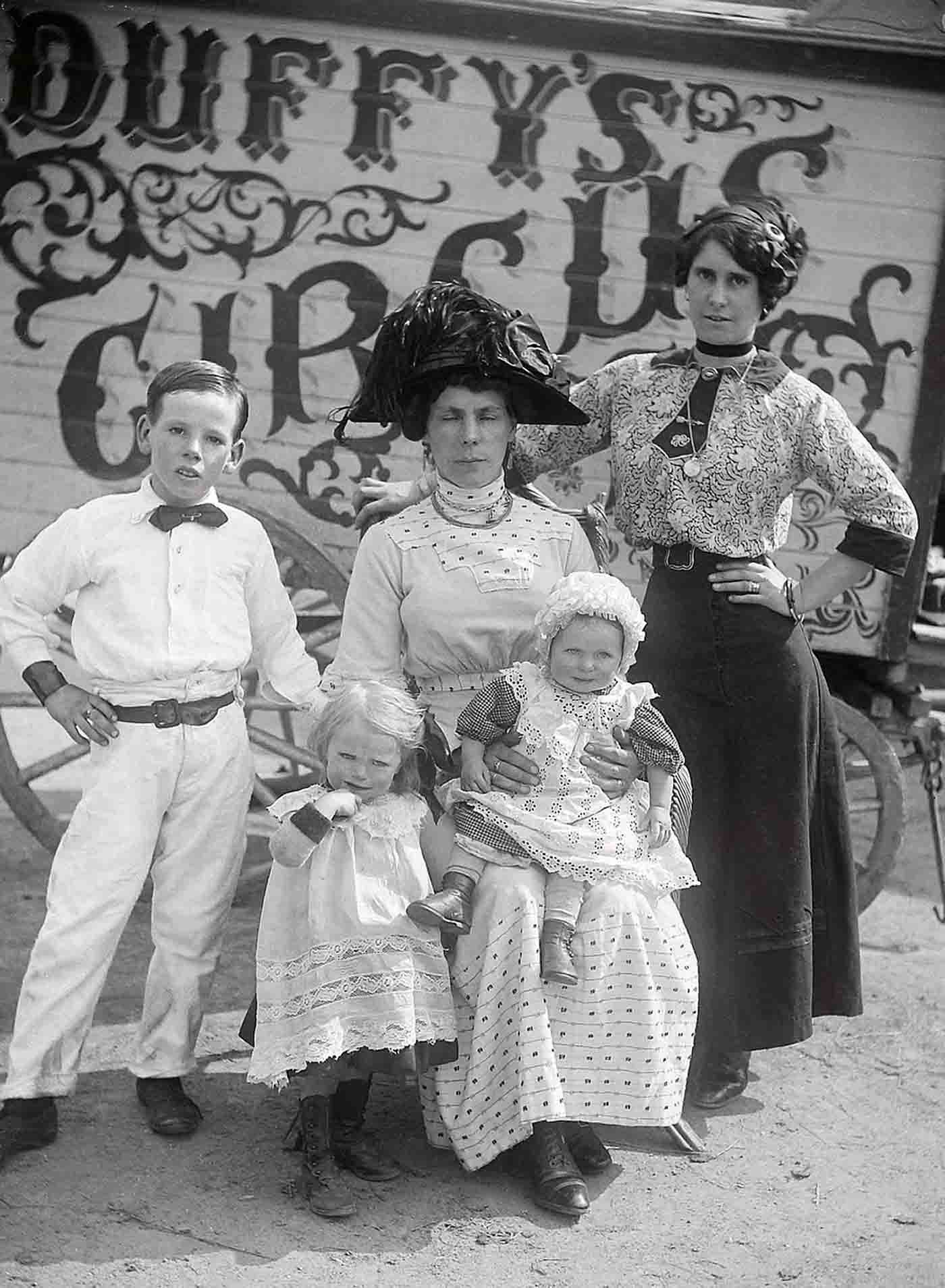 traveling circus northern ireland vintage photos