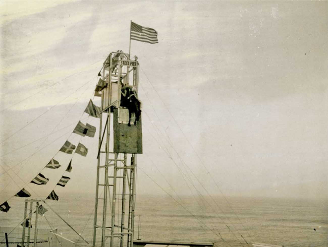 diving horse vintage photos