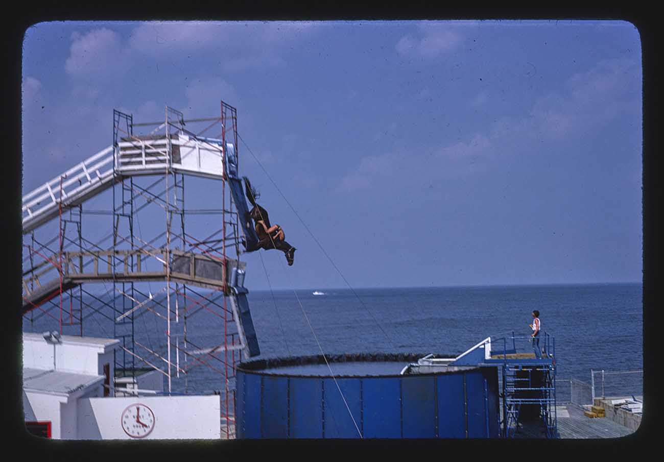 diving horse vintage photos