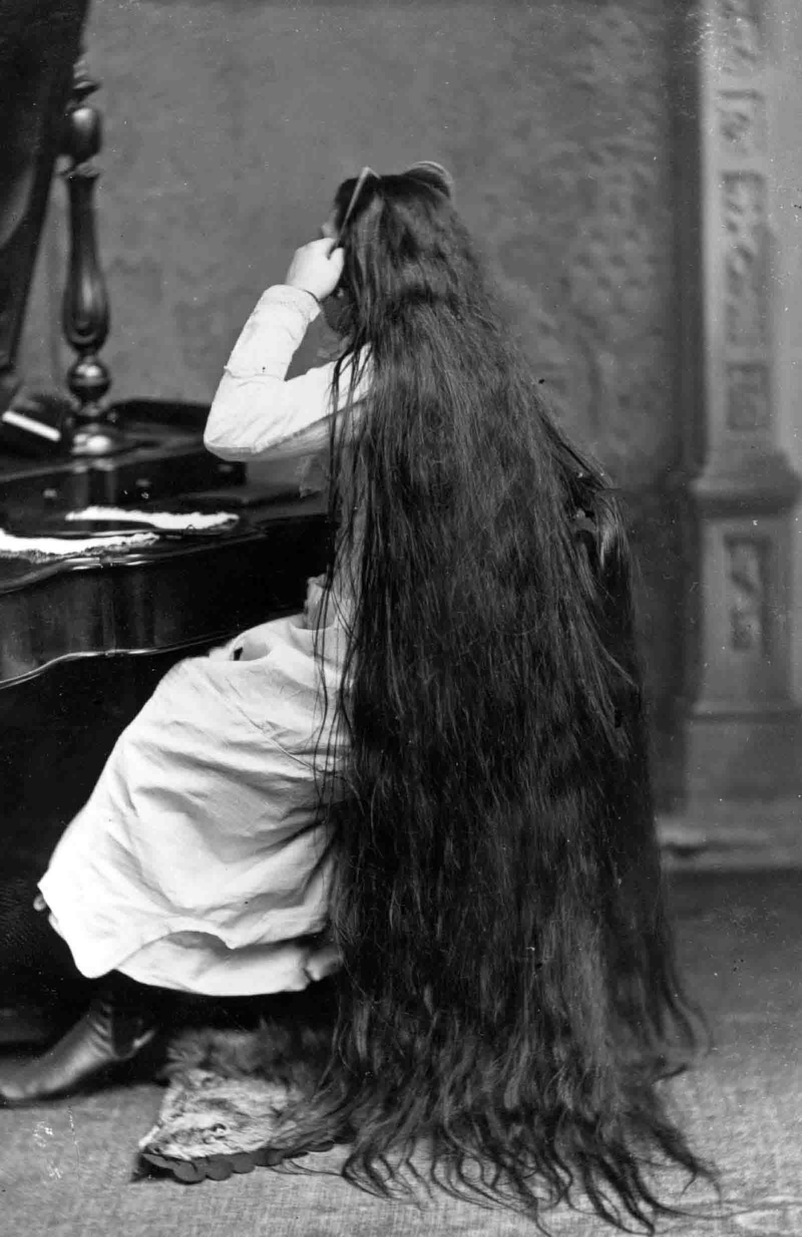  victorian long hair photos